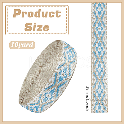 10Yards Polycotton Ribbon OCOR-BC0008-93A-1