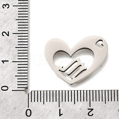 201 Stainless Steel Pendants STAS-A116-01P-08-1