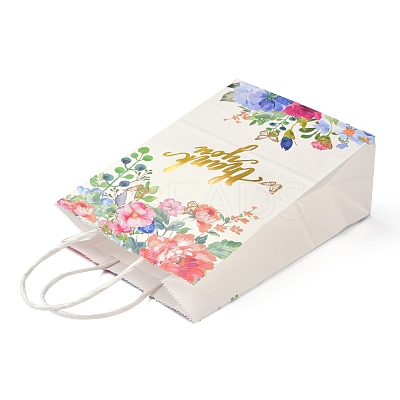 Gold Stamping Rectangle Paper Bags CARB-B002-01C-1