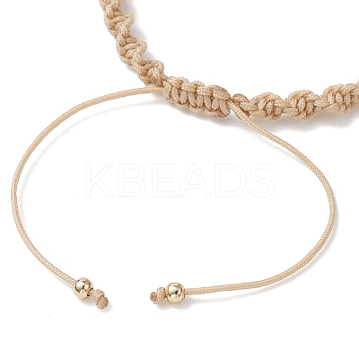 Natural Cultured Freshwater Pearl & Brass & 304 Stainless Steel Beads Braided Bead Bracelets for Women BJEW-JB13109-02-1