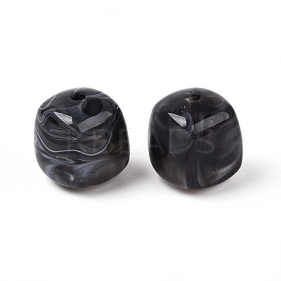 Opaque Acrylic Beads OACR-ZX006-33N-1