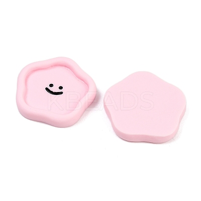 Smiling Face Resin Cabochons CRES-S372-01D-1
