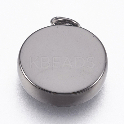 Brass Pendant Cabochon Settings KK-P146-06B-1