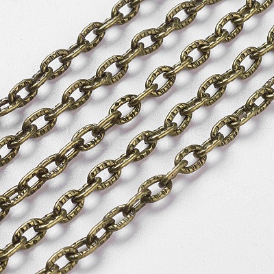 Iron Textured Cable Chains CH-S065-AB-FF-1