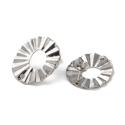 Non-Tarnish 304 Stainless Steel Stud Earring Findings LS-STAS-P328-17P-1