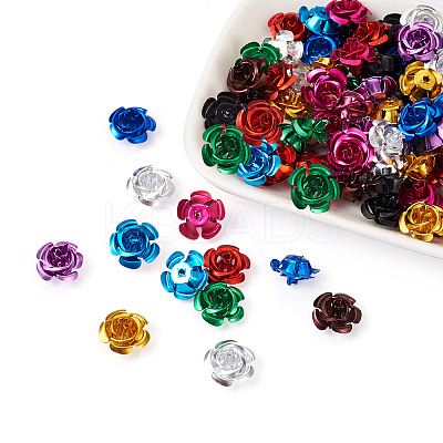 300pcs 10 colors Aluminum Cabochons MRMJ-FW0001-02-1
