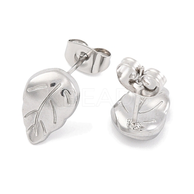 Non-Tarnish 304 Stainless Steel Stud Earrings EJEW-H013-21P-1