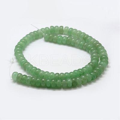Natural Green Aventurine Bead Strands G-G668-08-4x6mm-1