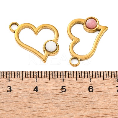 Natural Mixed Stone Pendants STAS-Z100-05G-1