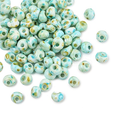 Picasso Glass Seed Beads LS-SEED-Q038-03I-1