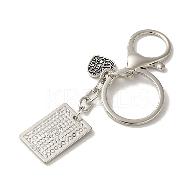 Alloy Playing Card Keychains KEYC-A013-01B-02-1