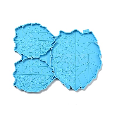 DIY Lion with Flower Cup Mat Silicone Molds LS-DIY-A034-01B-1