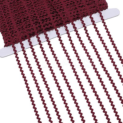 40M Polyester Wavy Fringe Trim Ribbon OCOR-GF0004-39G-1