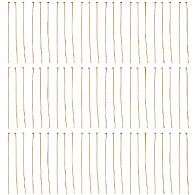300Pcs 304 Stainless Steel Flat Head Pins STAS-SC0005-79-1