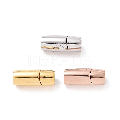 304 Stainless Steel Magnetic Clasps with Glue-in Ends STAS-G276-31-1