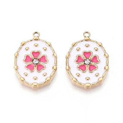 Ion Plating(IP) 304 Stainless Steel Rhinestone Pendants STAS-N109-251A-G-1
