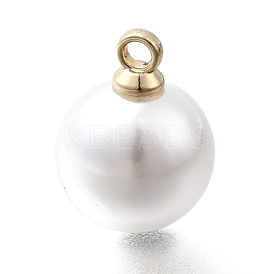 ABS Plastic Imitation Pearl Pendants FIND-H052-01F-04G-1