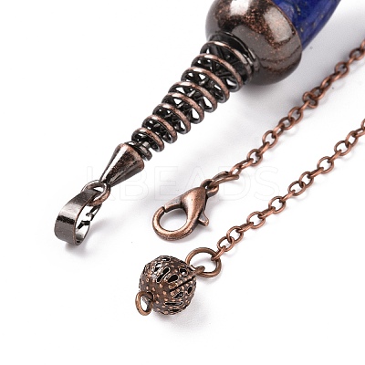 Natural Lapis Lazuli Dowsing Pendulums G-L524-06R-01-1