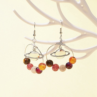 DIY Planet Earring Bracelet Making Kit DIY-FS0004-33-1