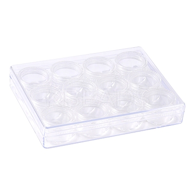 Plastic Bead Storage Containers LS-C089Y-1