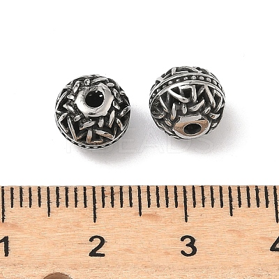 Retro 316 Surgical Stainless Steel Beads STAS-L307-17AS-07-1