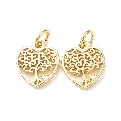 Rack Plating Brass Charms KK-F849-03G-1
