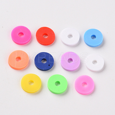 Handmade Polymer Clay Beads X-CLAY-T019-01A-1