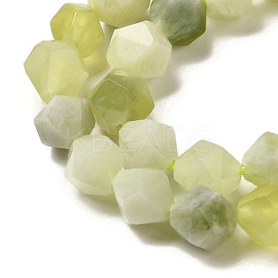 Natural New Jade Beads Strands G-K382-A08-02-1