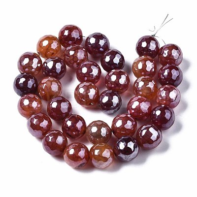 Natural Agate Beads Strands G-Q998-014D-1