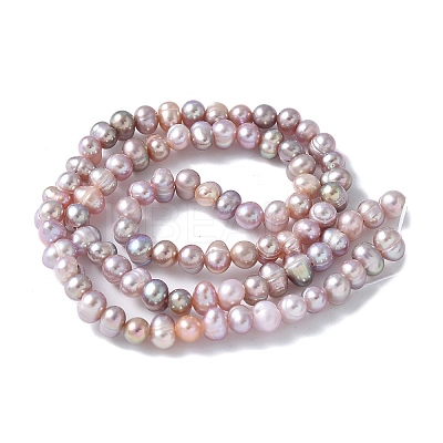 Natural Cultured Freshwater Pearl Beads Strands PEAR-I007-07M-02-1