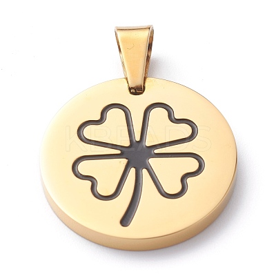 Ion Plating(IP) 304 Stainless Steel Pendants STAS-Z027-04B-G-1