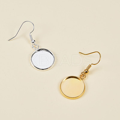 Brass Earring Hooks KK-PH0034-06-1