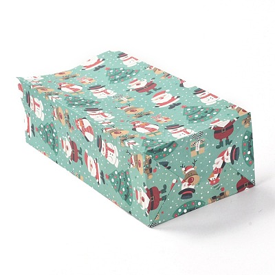 Christmas Theme Rectangle Paper Bags CARB-G006-01G-1