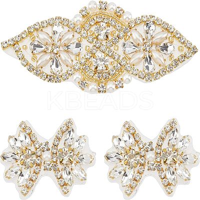 3Pcs 2 Style Hotfix Rhinestone DIY-FG0002-56-1