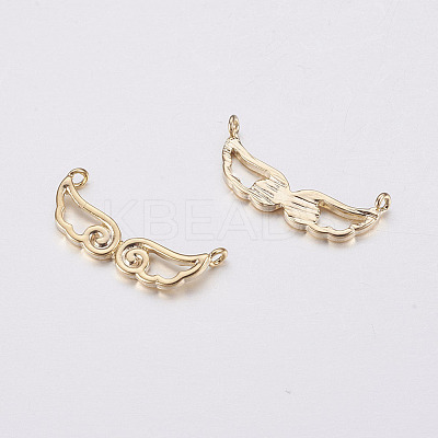 Long-Lasting Plated Brass Charms KK-F741-49G-1