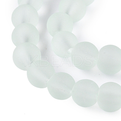 Baking Paint Transparent Glass Bead Strands X-GLAA-S031-6mm-29-1