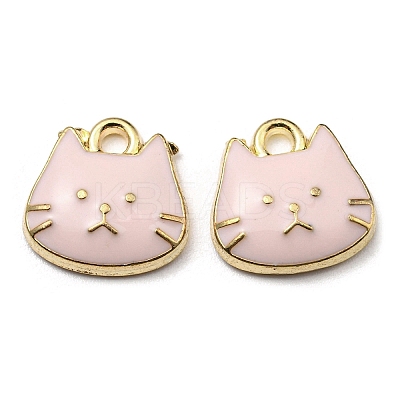 Golden Plated Alloy Charms ENAM-L042-01G-02-1