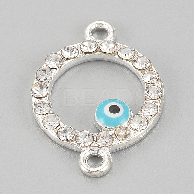 Alloy Rhinestone Links connectors ALRI-S170-23S-1