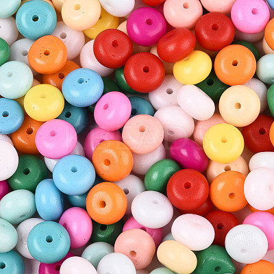 Opaque Baking Paint Glass Seed Beads SEED-N008-03A-M-1