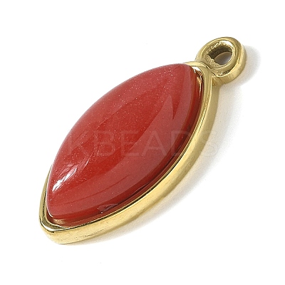 Natural Carnelian(Dyed & Heated) Pendants STAS-L277-09G-02-1