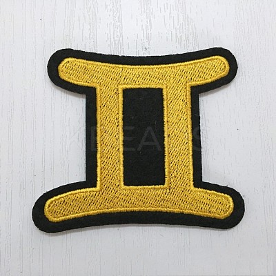 Computerized Embroidery Cloth Iron on/Sew on Patches DIY-O004-12-1-1