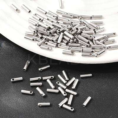 Tarnish Resistant 201 Stainless Steel Cord Ends STAS-E088-1.5mm-1