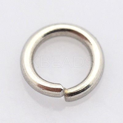 Tarnish Resistant 304 Stainless Steel Open Jump Rings STAS-E067-07-5mm-1