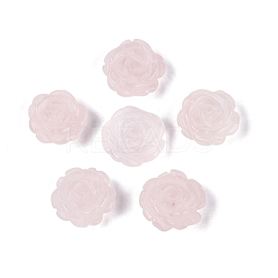 Natural Rose Quartz Carved Beads G-Q601-41C-02-1