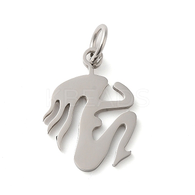 Non-Tarnish 304 Stainless Steel Pendants STAS-C086-03P-1