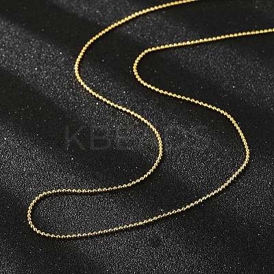 Brass Ball Chain Necklaces MAK-L009-06G-1