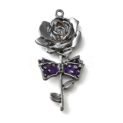 Alloy Enamel Gothic Style Pendants PALLOY-R157-06B-02C-1