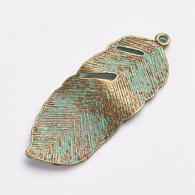 Tibetan Style Alloy Pendants X-PALLOY-F187-05ABG-1
