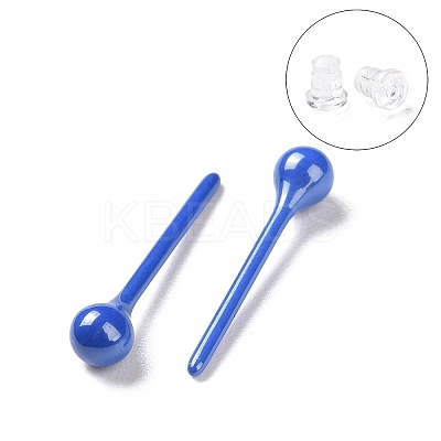 Hypoallergenic Bioceramics Zirconia Ceramic Stud Earrings EJEW-Z023-11-1