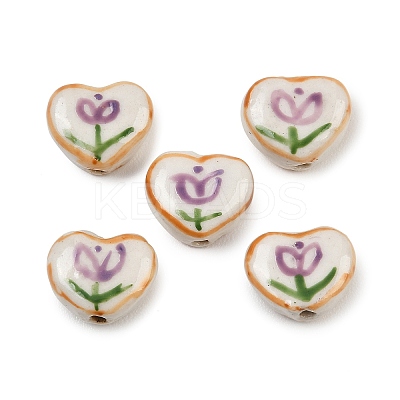 Handmade Porcelain Beads PORC-B009-02-1